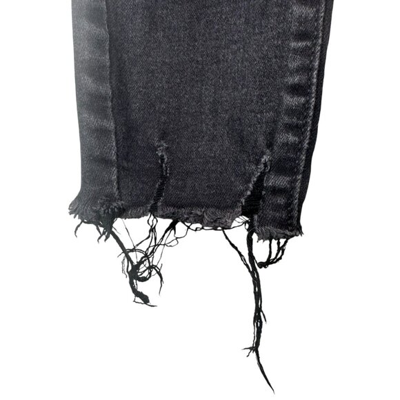 Old Navy Rockstar Black Super Skinny Ankle Jeans Pants Goth Punk Emo Grunge Sz 4 - Picture 5 of 8